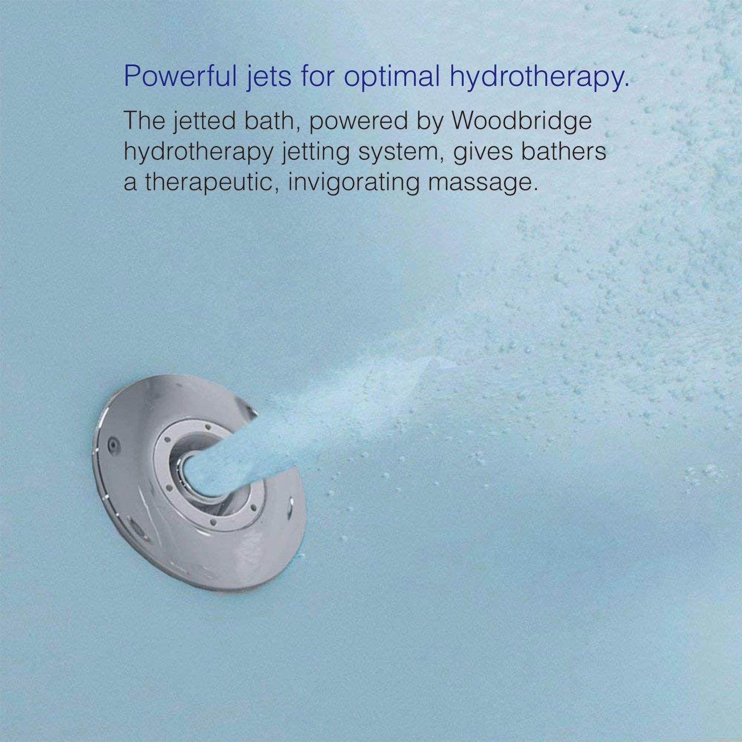 Tekne 71" Freestanding Whirlpool Bathtub