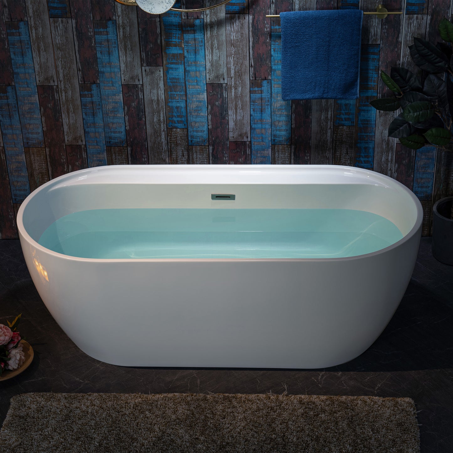 Aura 67" Freestanding Bathtub