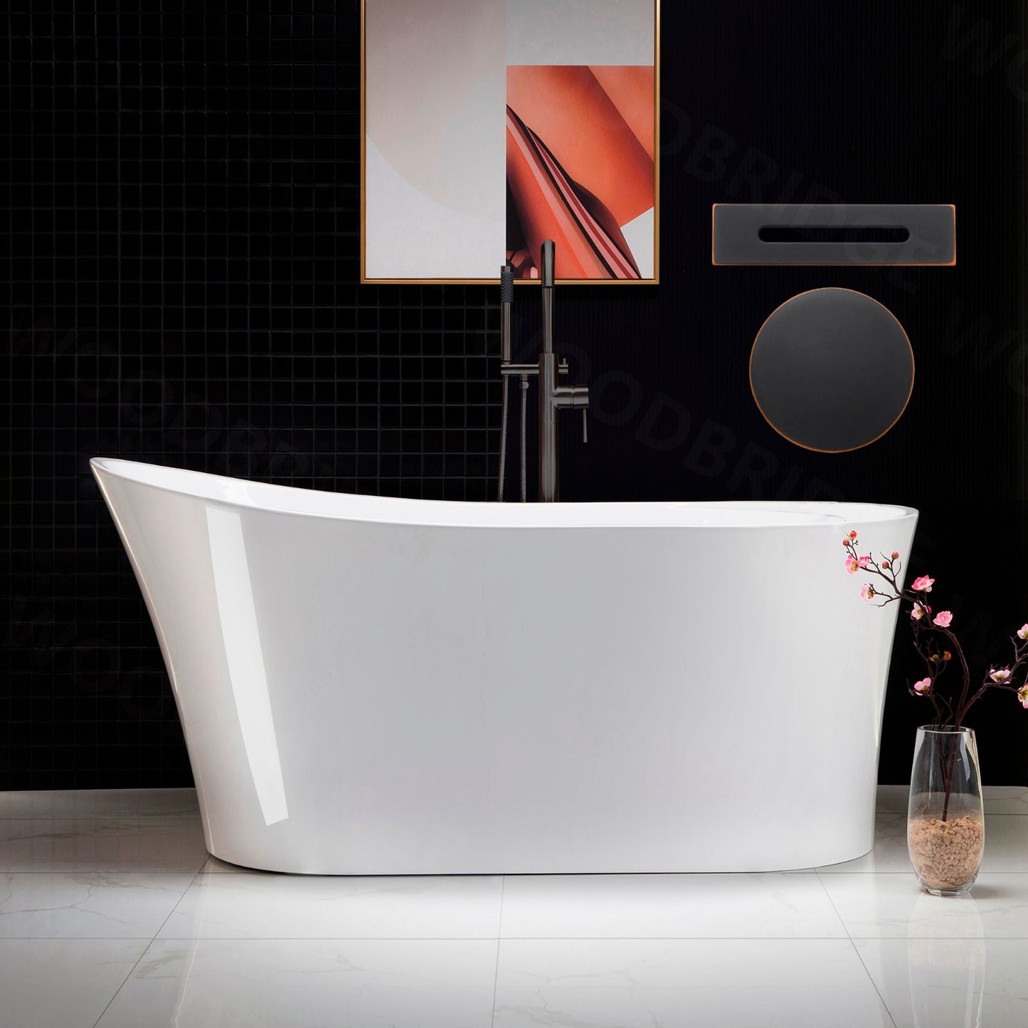 Pado 59" Freestanding Bathtub