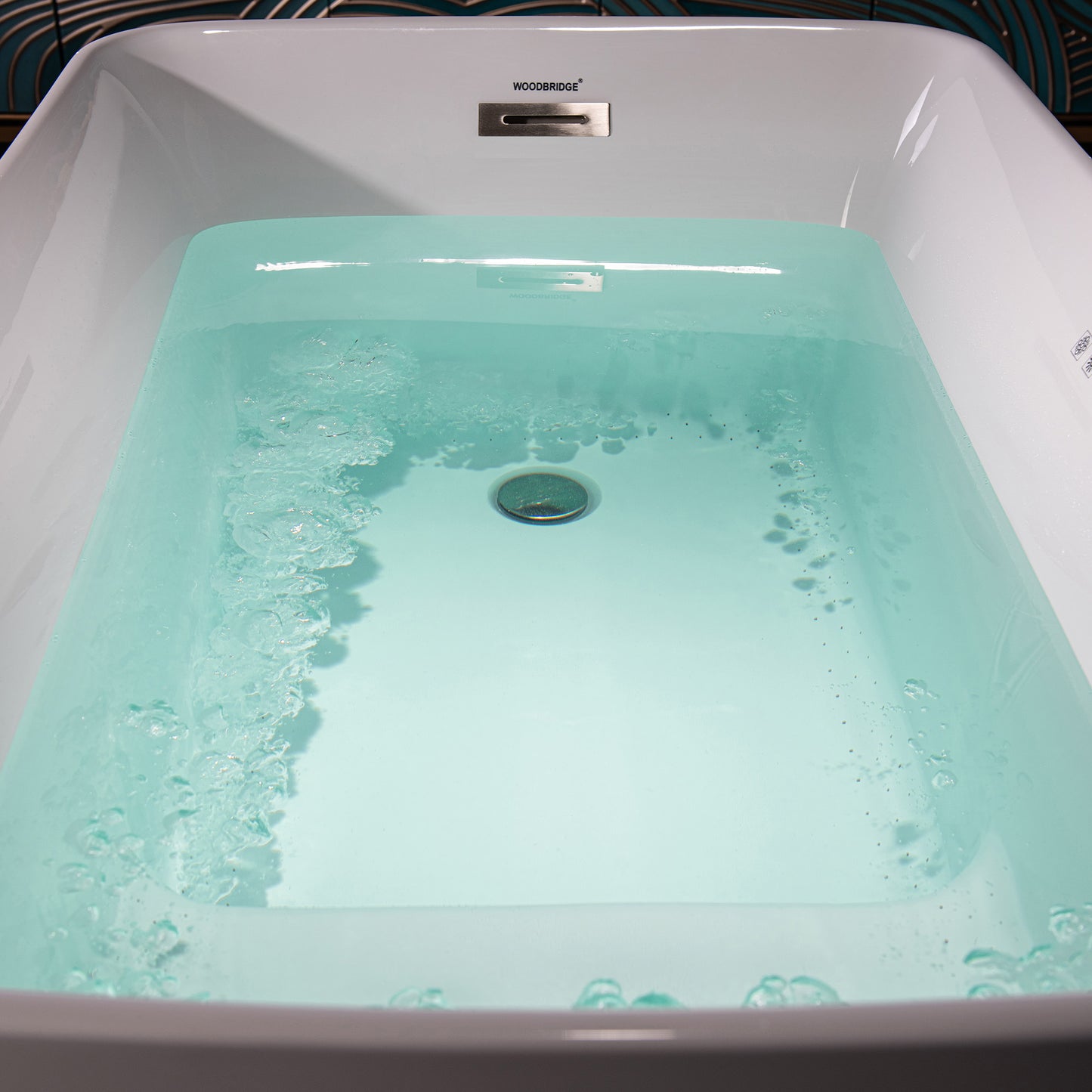 Hezi 48" Freestanding Whirlpool Bathtub