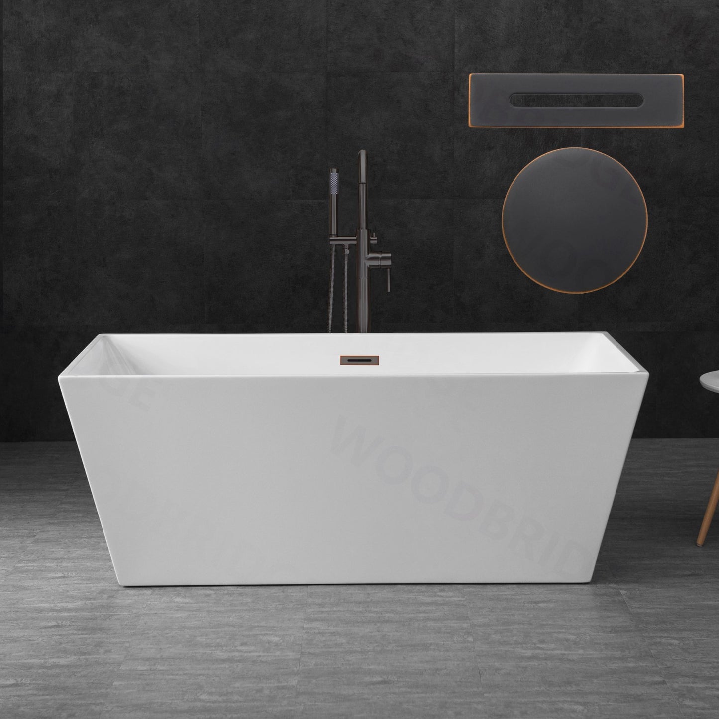 Nami 59" Freestanding Bathtub
