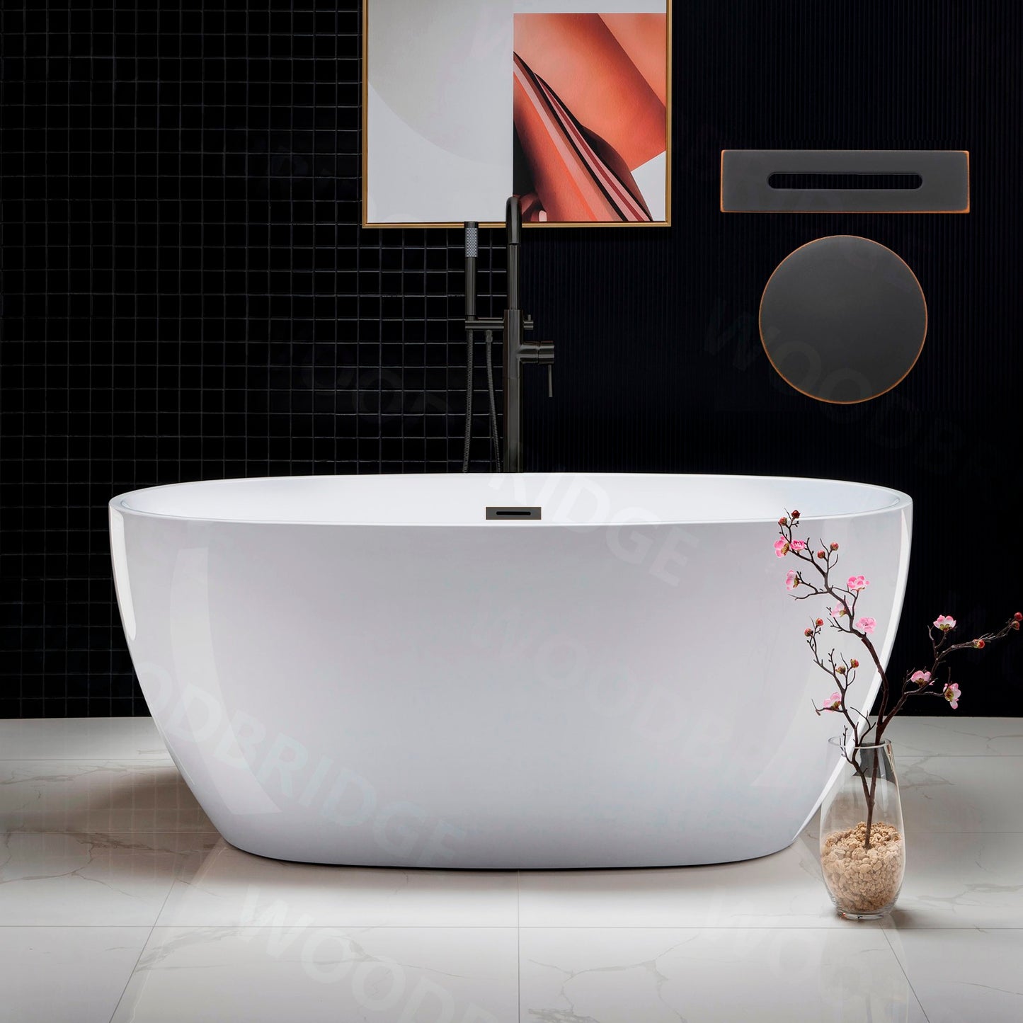 Aerie 55" Freestanding Bathtub