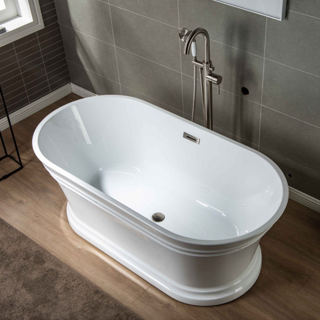 Tuman 59" Freestanding Bathtub