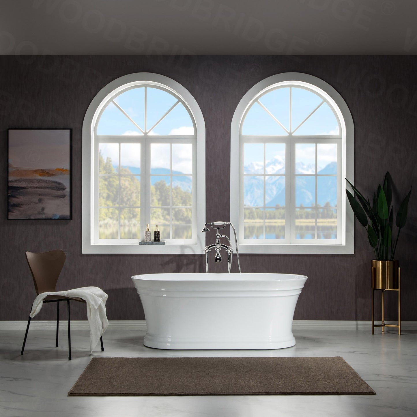 Tuman 67" Freestanding Bathtub