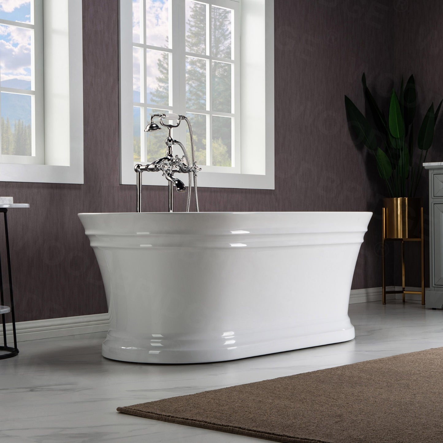 Tuman 67" Freestanding Bathtub