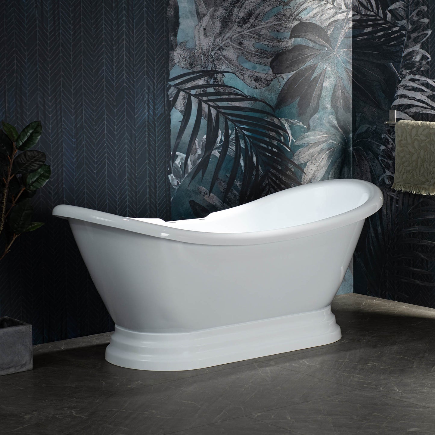 Chuan 70" Freestanding Bathtub
