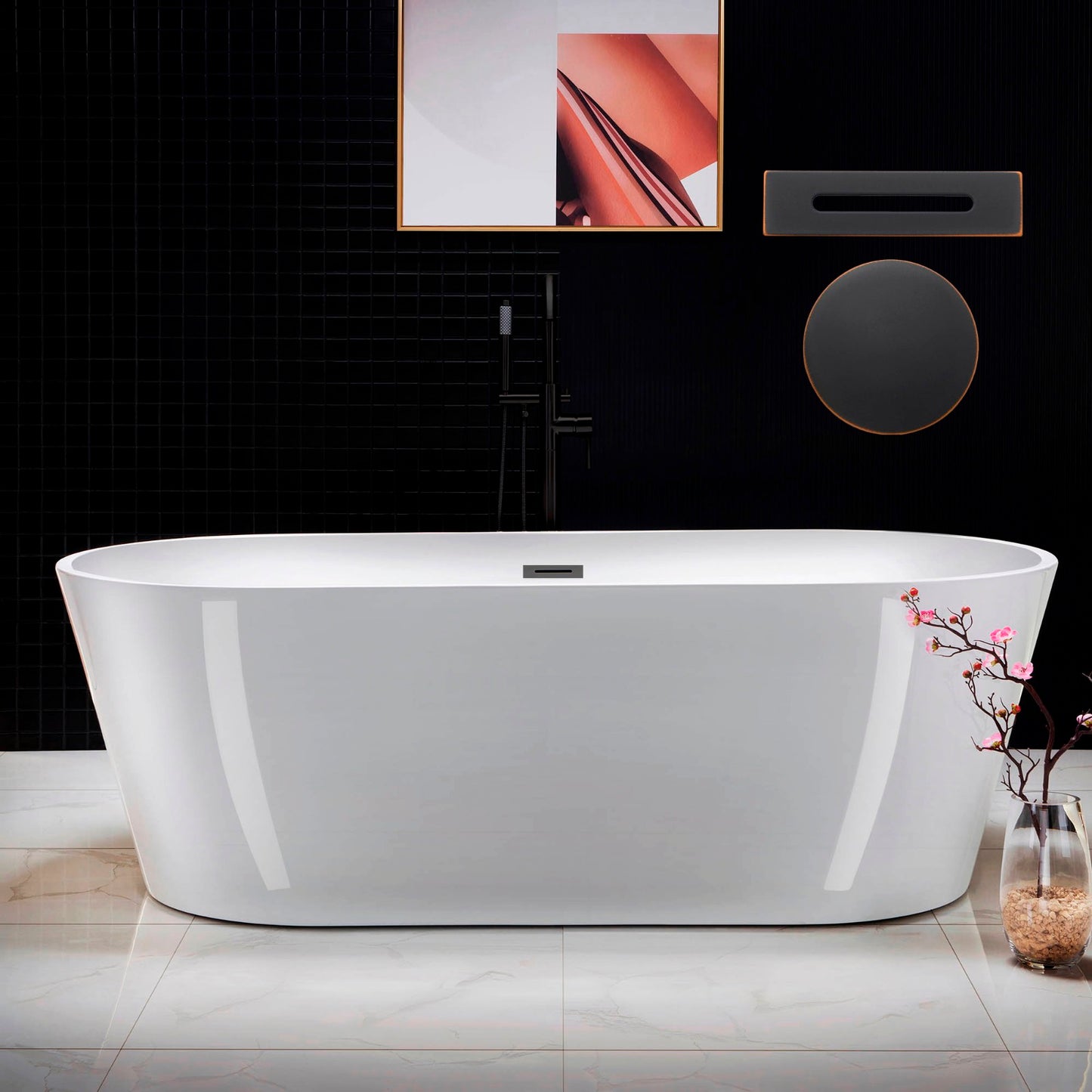 Brume 71" Freestanding Bathtub