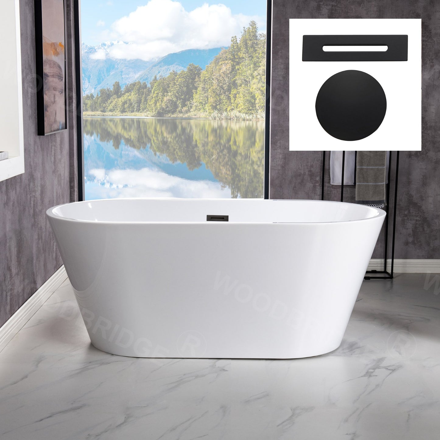 Brume 54" Freestanding Bathtub