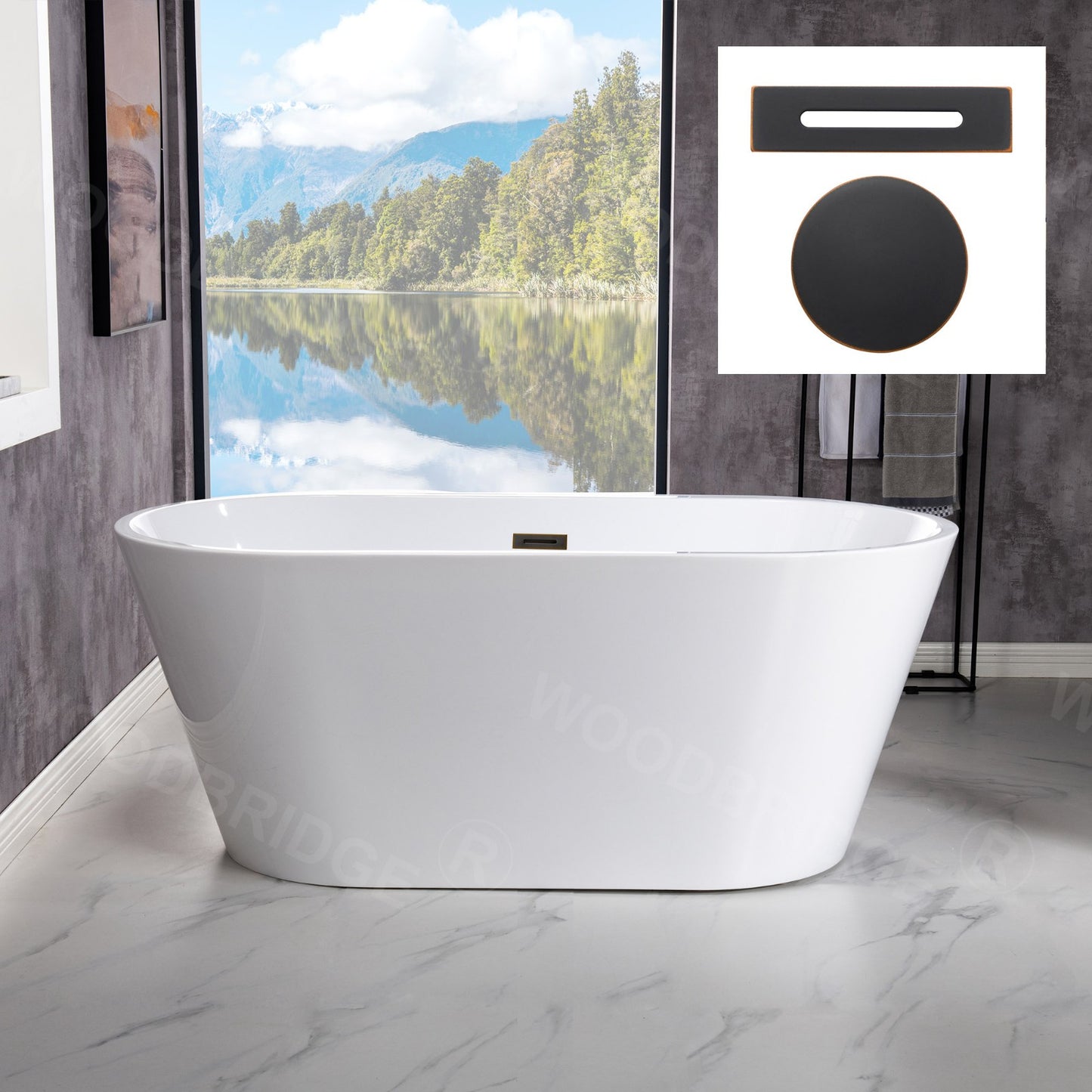 Brume 54" Freestanding Bathtub