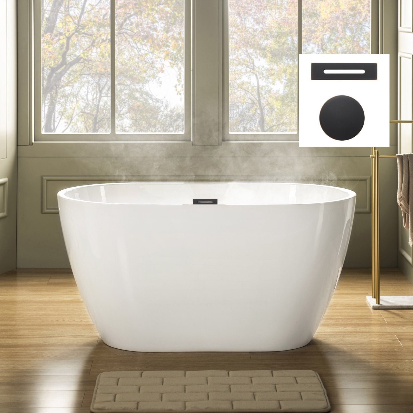 Aerie 48" Freestanding Bathtub