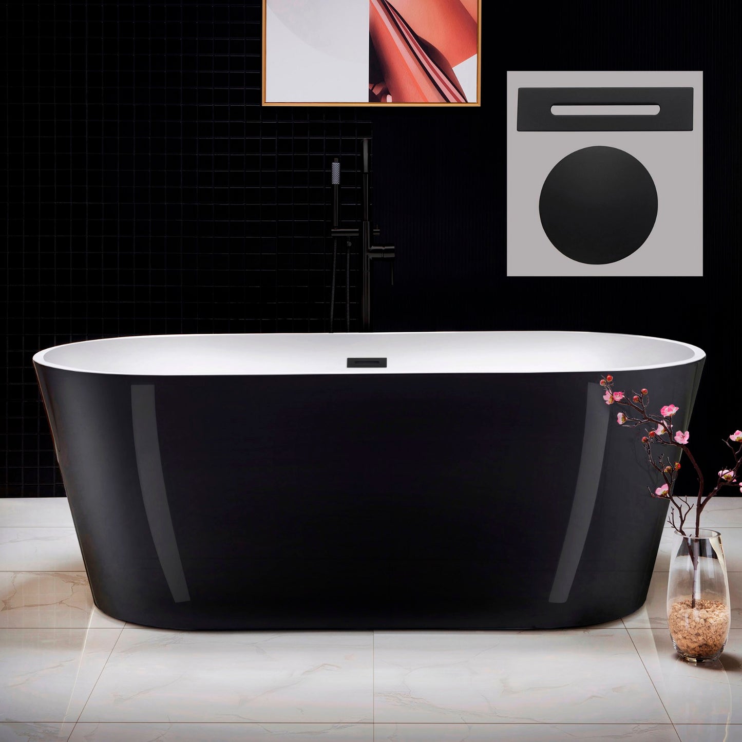 Brume 67" Freestanding Bathtub