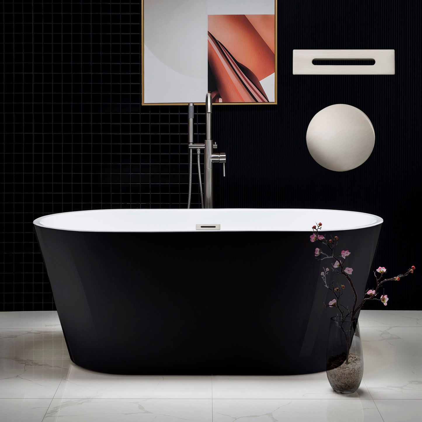 Brume 59" Freestanding Bathtub