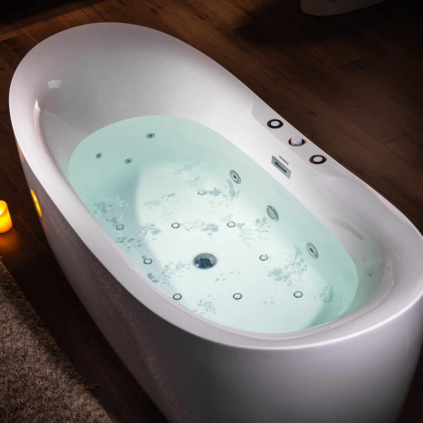 Shio 71" Freestanding Whirlpool Bathtub