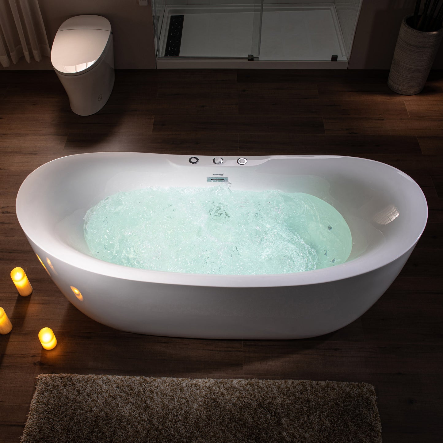 Shio 71" Freestanding Whirlpool Bathtub