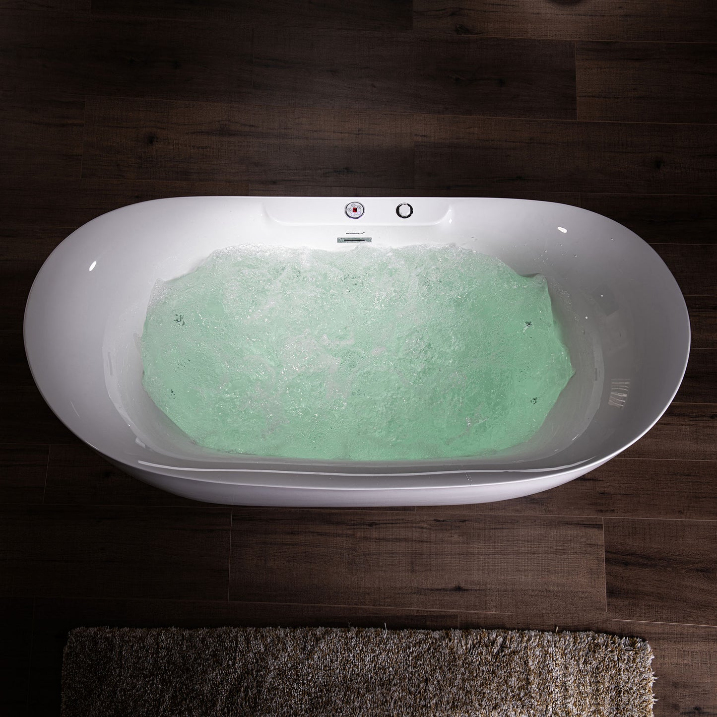 Remolino 72" Freestanding Whirlpool Bathtub