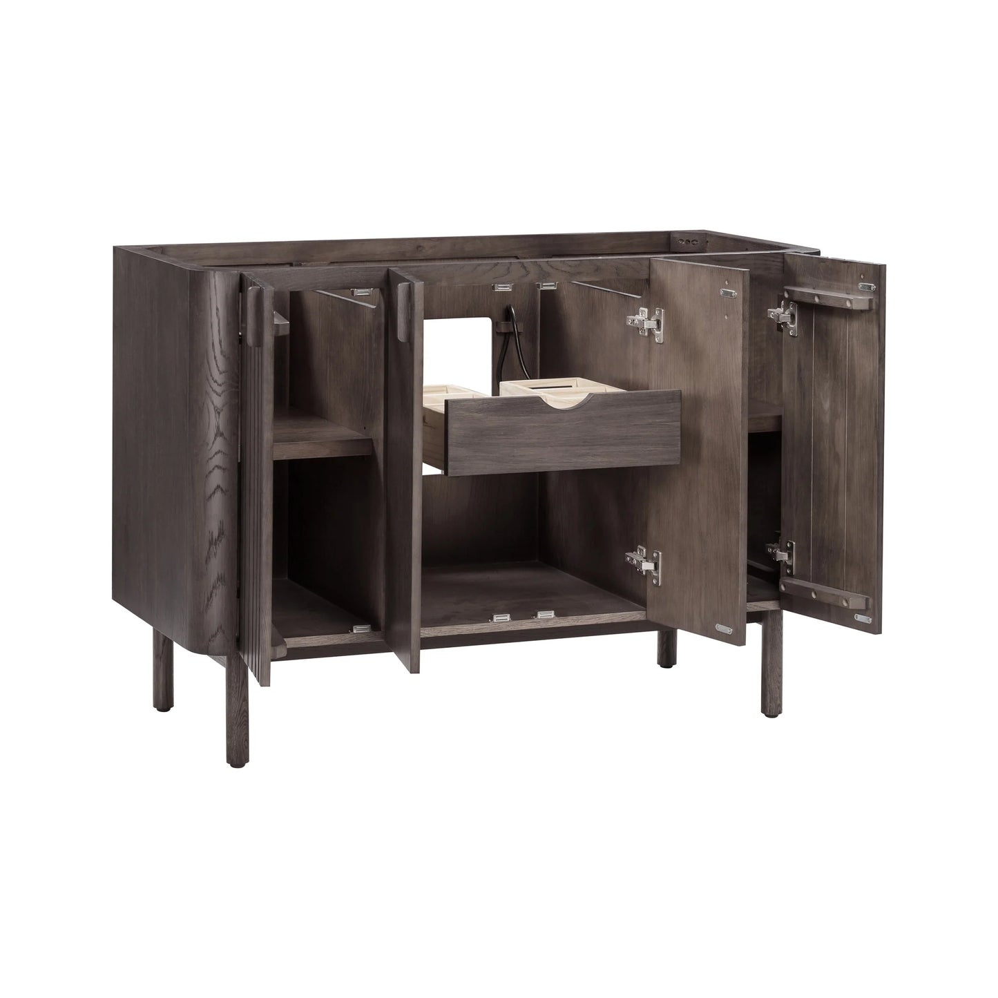 Blakely 48" Freestanding Bathroom Vanity with Calacatta White Quartz Top and Vitreous China Undermount Sink