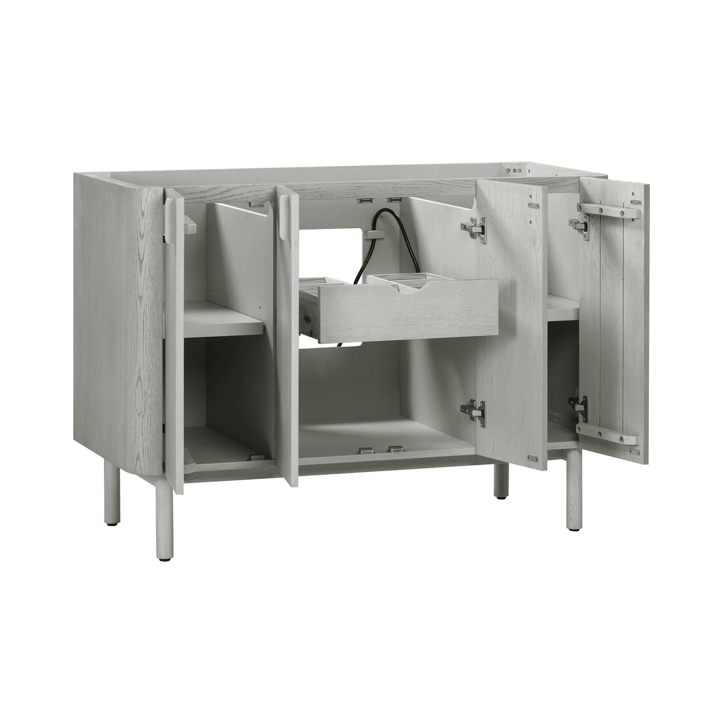 Blakely 48" Freestanding Bathroom Vanity with Calacatta White Quartz Top and Vitreous China Undermount Sink