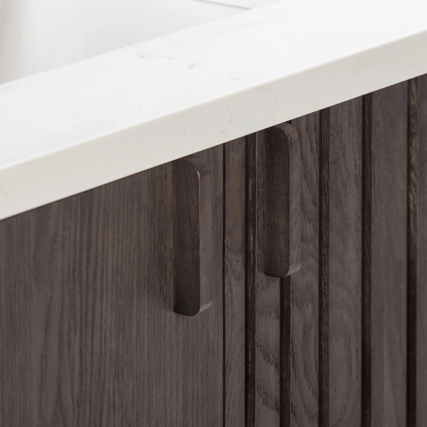 Blakely 72" Freestanding Bathroom Vanity with Calacatta White Quartz Top and Vitreous China Undermount Sinks