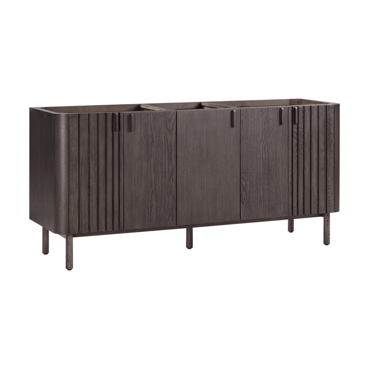 Blakely 72" Freestanding Bathroom Vanity with Calacatta White Quartz Top and Vitreous China Undermount Sinks