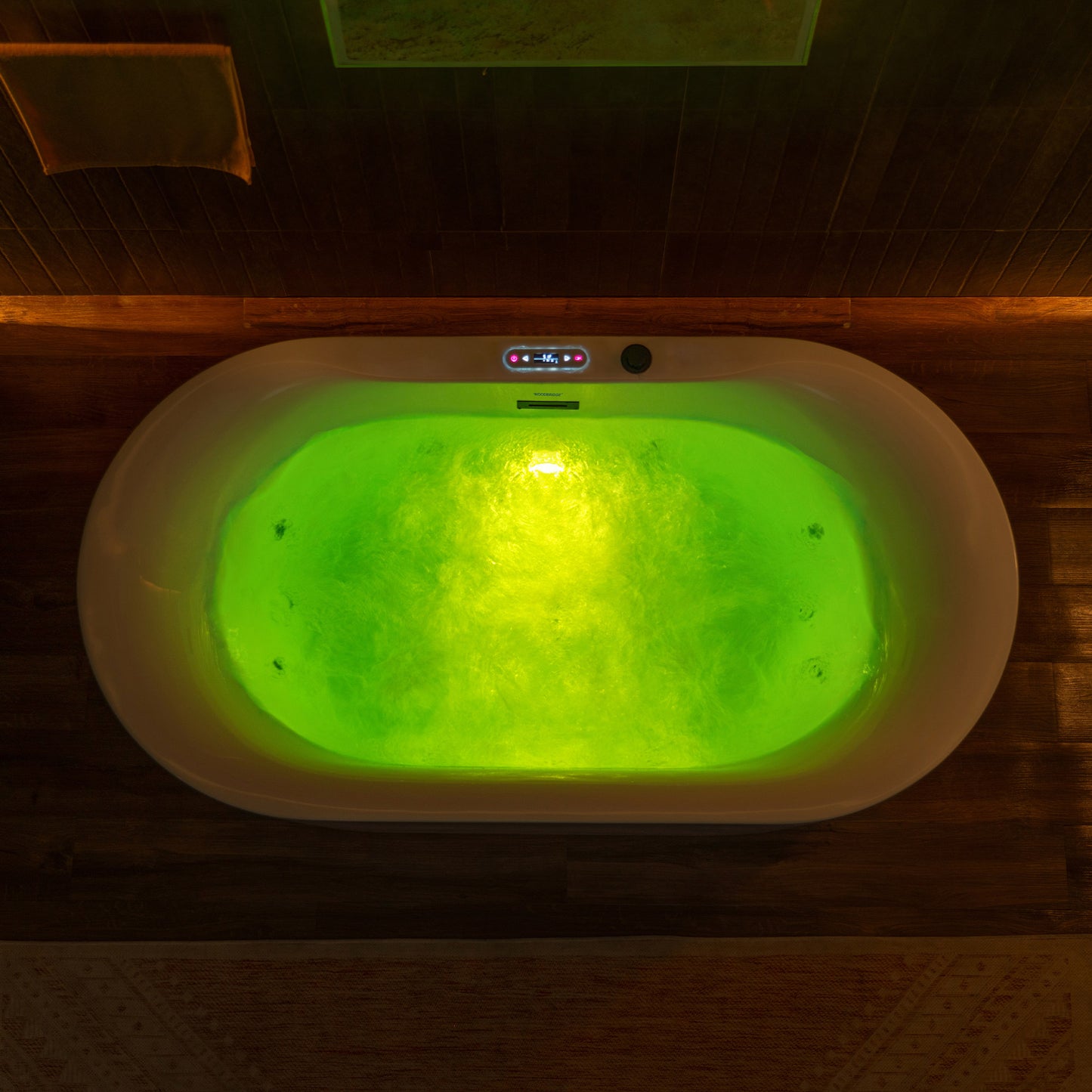 Vortice 59" Freestanding Whirlpool Bathtub