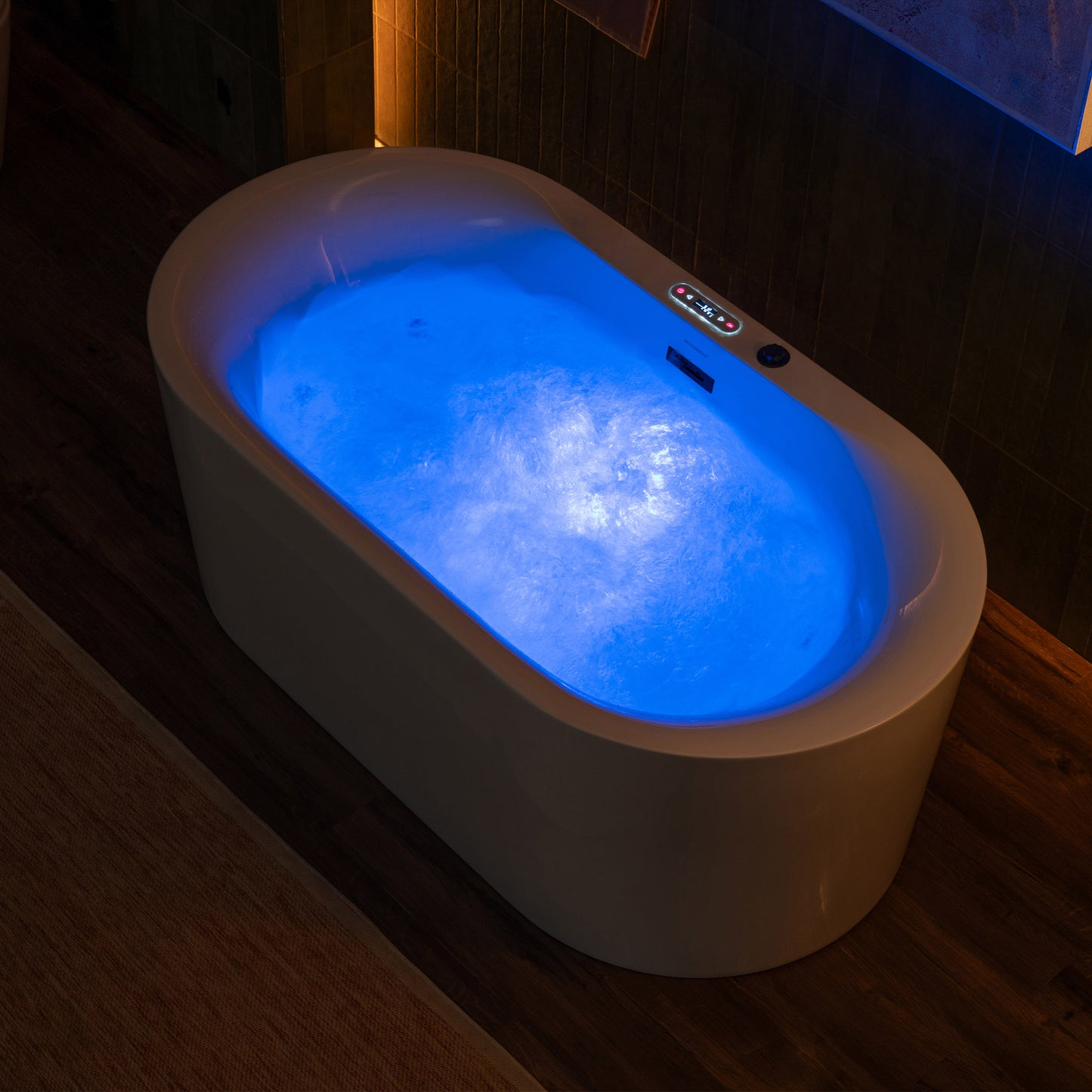 Vortice 59" Freestanding Whirlpool Bathtub