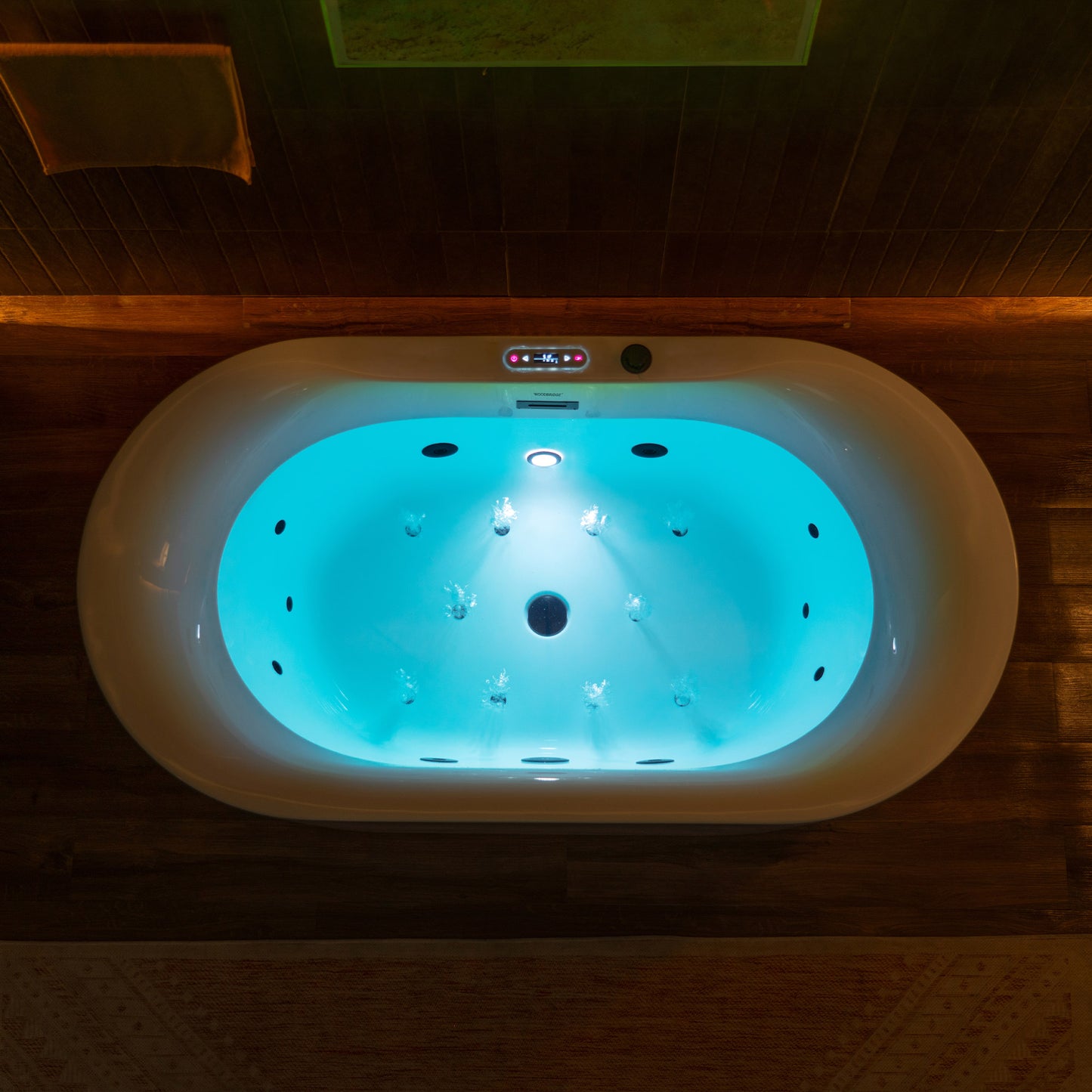 Vortice 59" Freestanding Whirlpool Bathtub