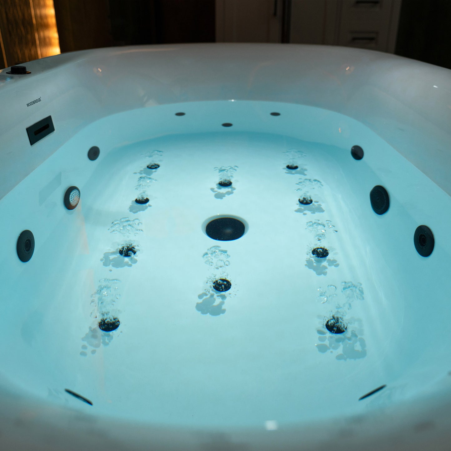 Vortice 59" Freestanding Whirlpool Bathtub