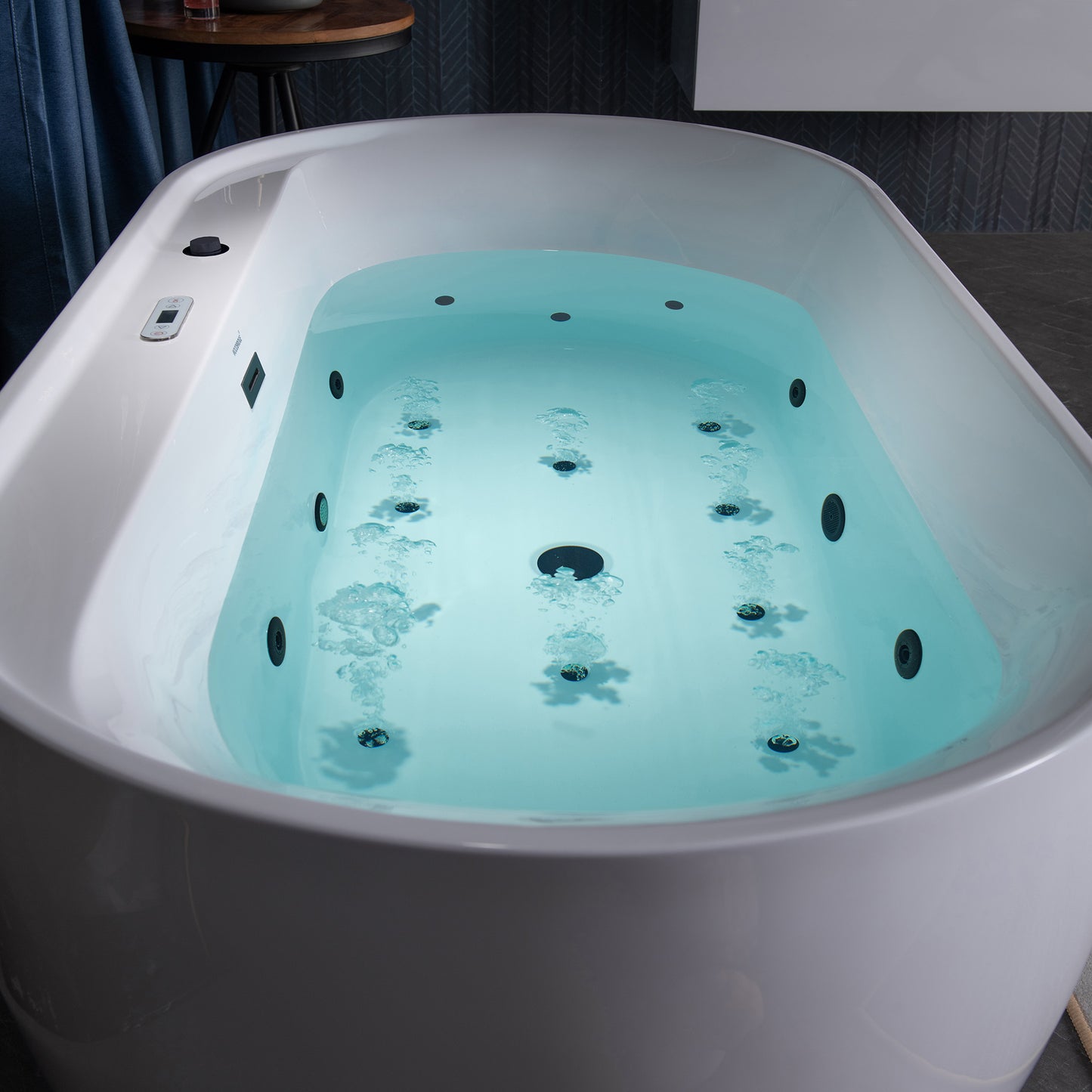 Dori 72" Freestanding Whirlpool Bathtub