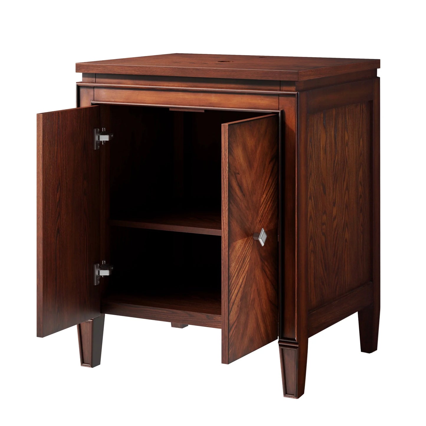 Brentwood 25" Freestanding Bathroom Vanity with Vitreous China Vessel Sink