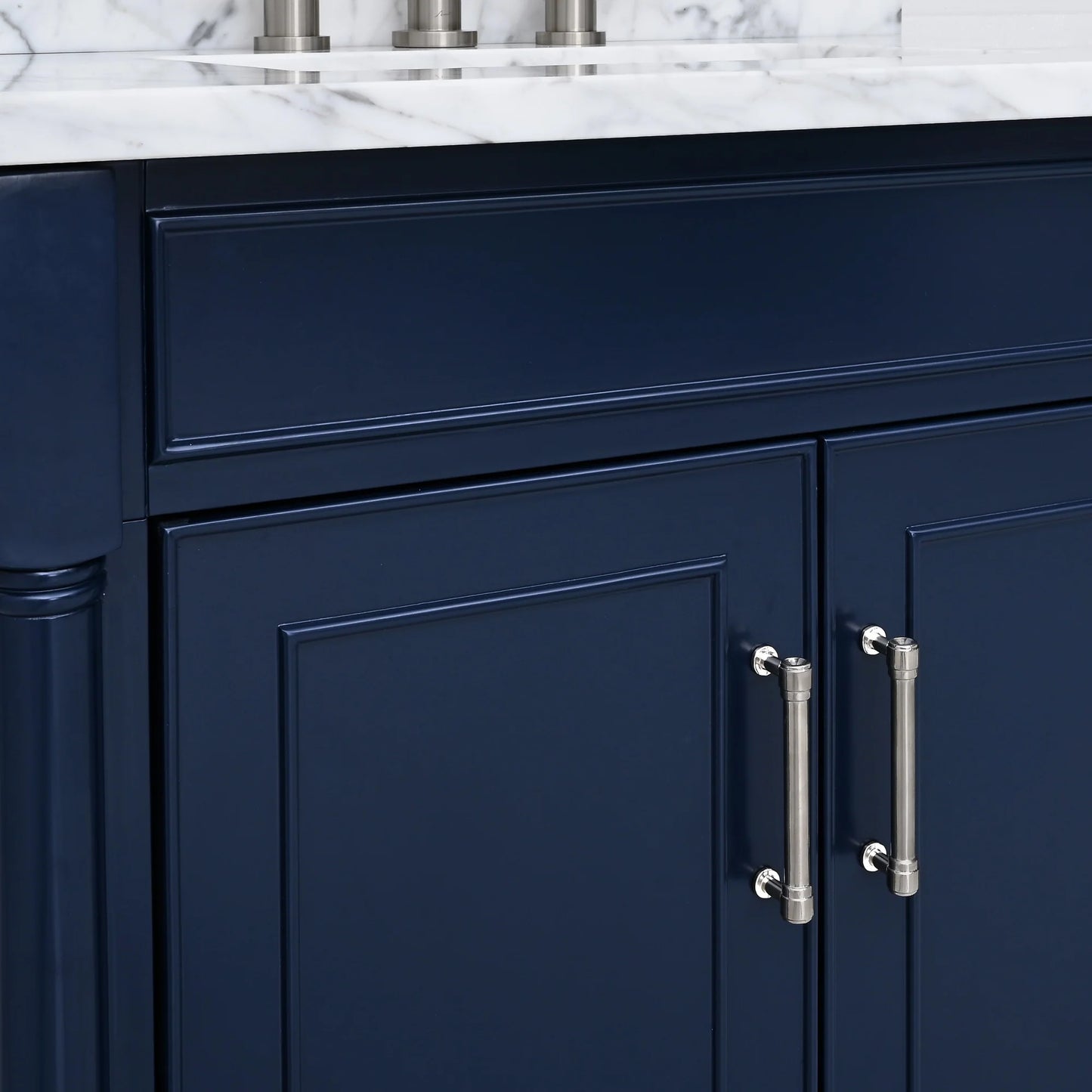 Bristol 30" Freestanding Bathroom Vanity with Stone Top and Vitreous China Undermount Sink