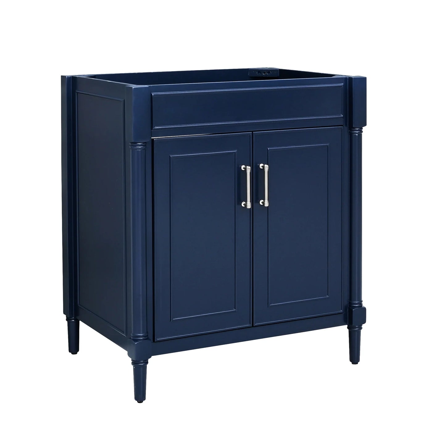 Bristol 30" Freestanding Bathroom Vanity with Stone Top and Vitreous China Undermount Sink