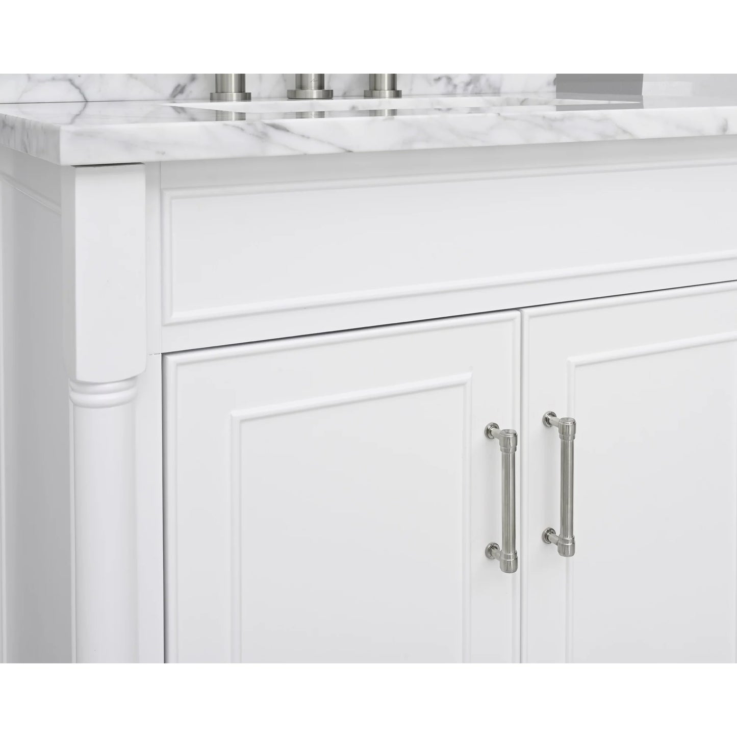 Bristol 30" Freestanding Bathroom Vanity with Stone Top and Vitreous China Undermount Sink