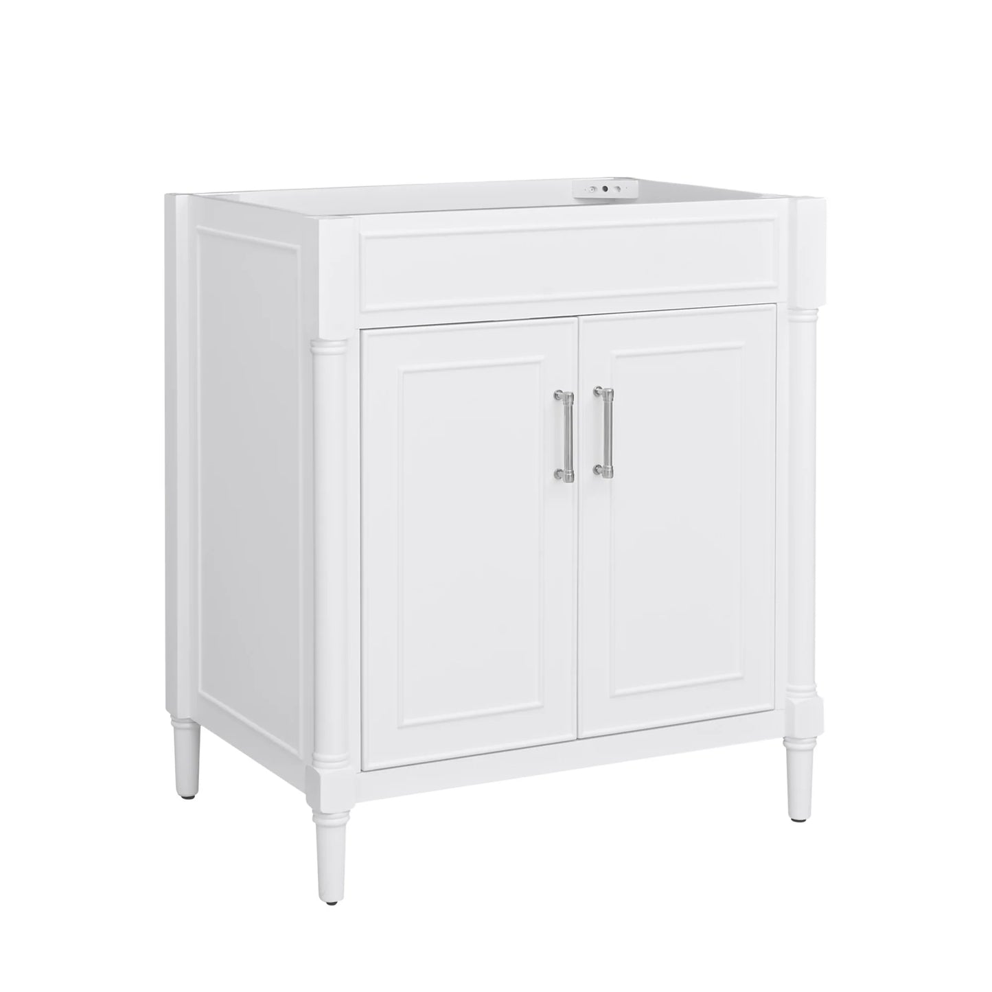 Bristol 30" Freestanding Bathroom Vanity with Stone Top and Vitreous China Undermount Sink
