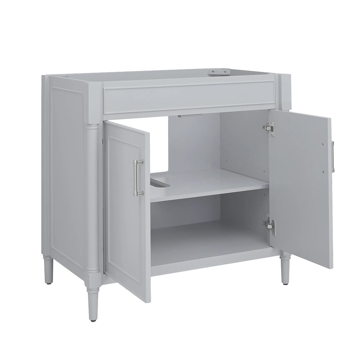 Bristol 36" Freestanding Bathroom Vanity with Stone Top and Vitreous China Undermount Sink