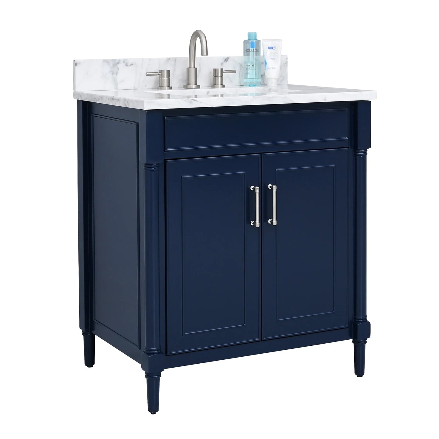 Bristol 36" Freestanding Bathroom Vanity with Stone Top and Vitreous China Undermount Sink