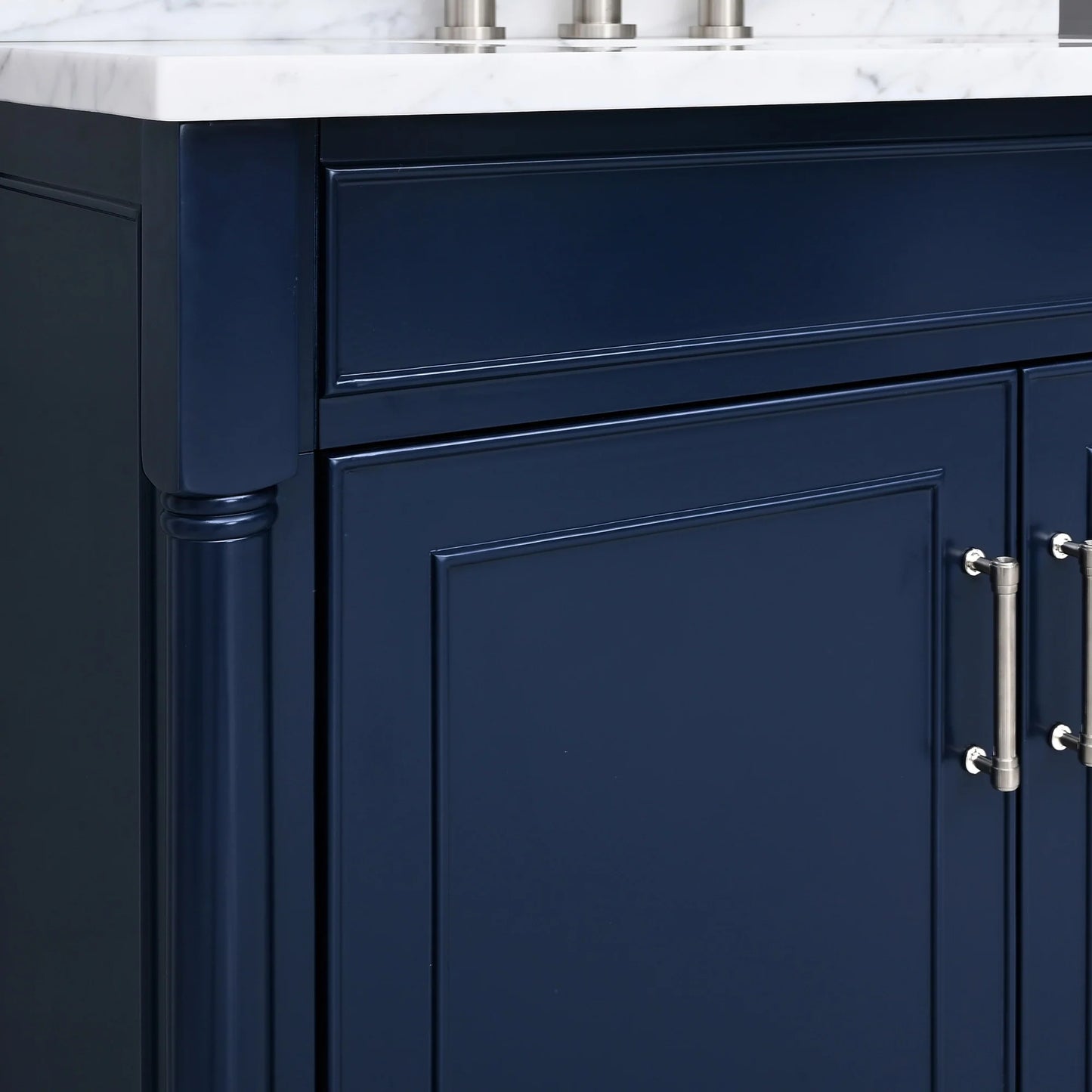 Bristol 36" Freestanding Bathroom Vanity with Stone Top and Vitreous China Undermount Sink
