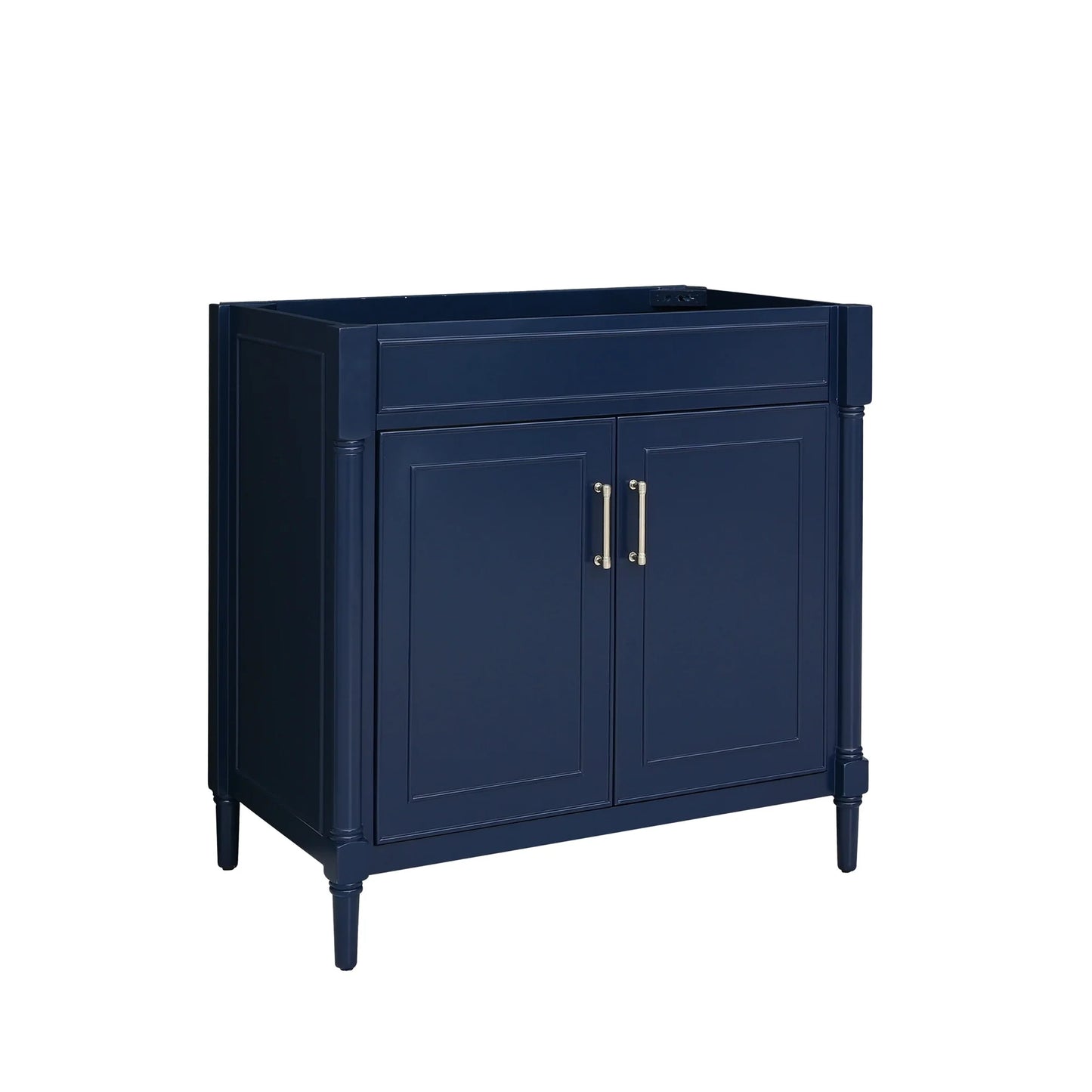 Bristol 36" Freestanding Bathroom Vanity with Stone Top and Vitreous China Undermount Sink