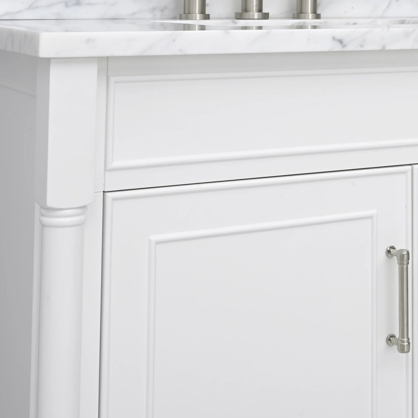 Bristol 36" Freestanding Bathroom Vanity with Stone Top and Vitreous China Undermount Sink