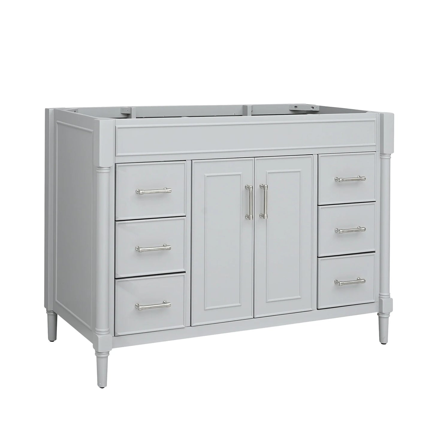 Bristol 48" Freestanding Bathroom Vanity with Stone Top and Vitreous China Undermount Sink