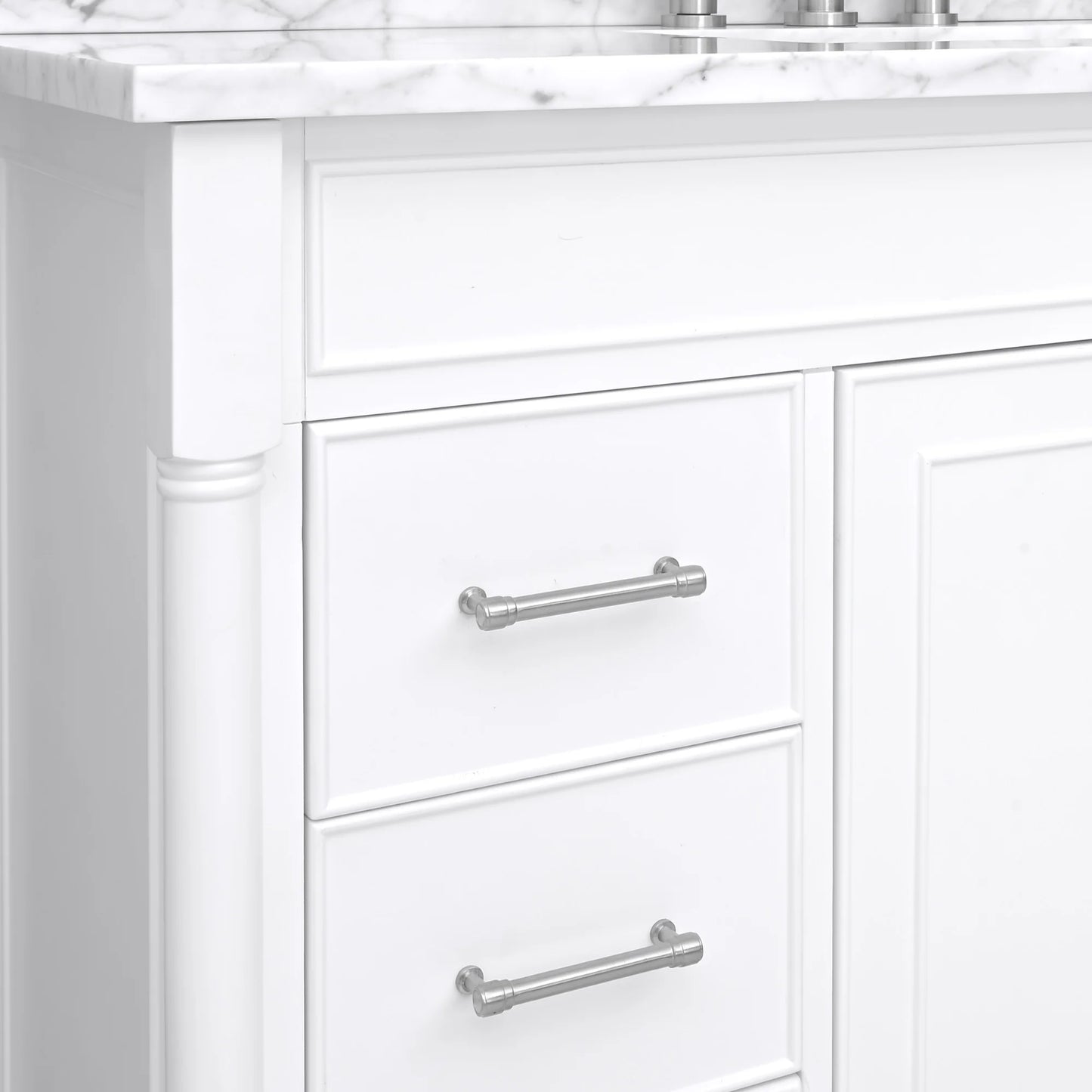 Bristol 48" Freestanding Bathroom Vanity with Stone Top and Vitreous China Undermount Sink