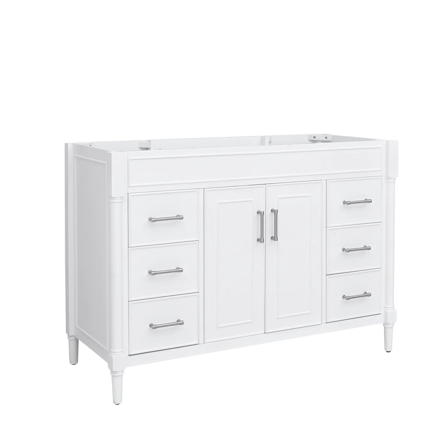 Bristol 48" Freestanding Bathroom Vanity with Stone Top and Vitreous China Undermount Sink