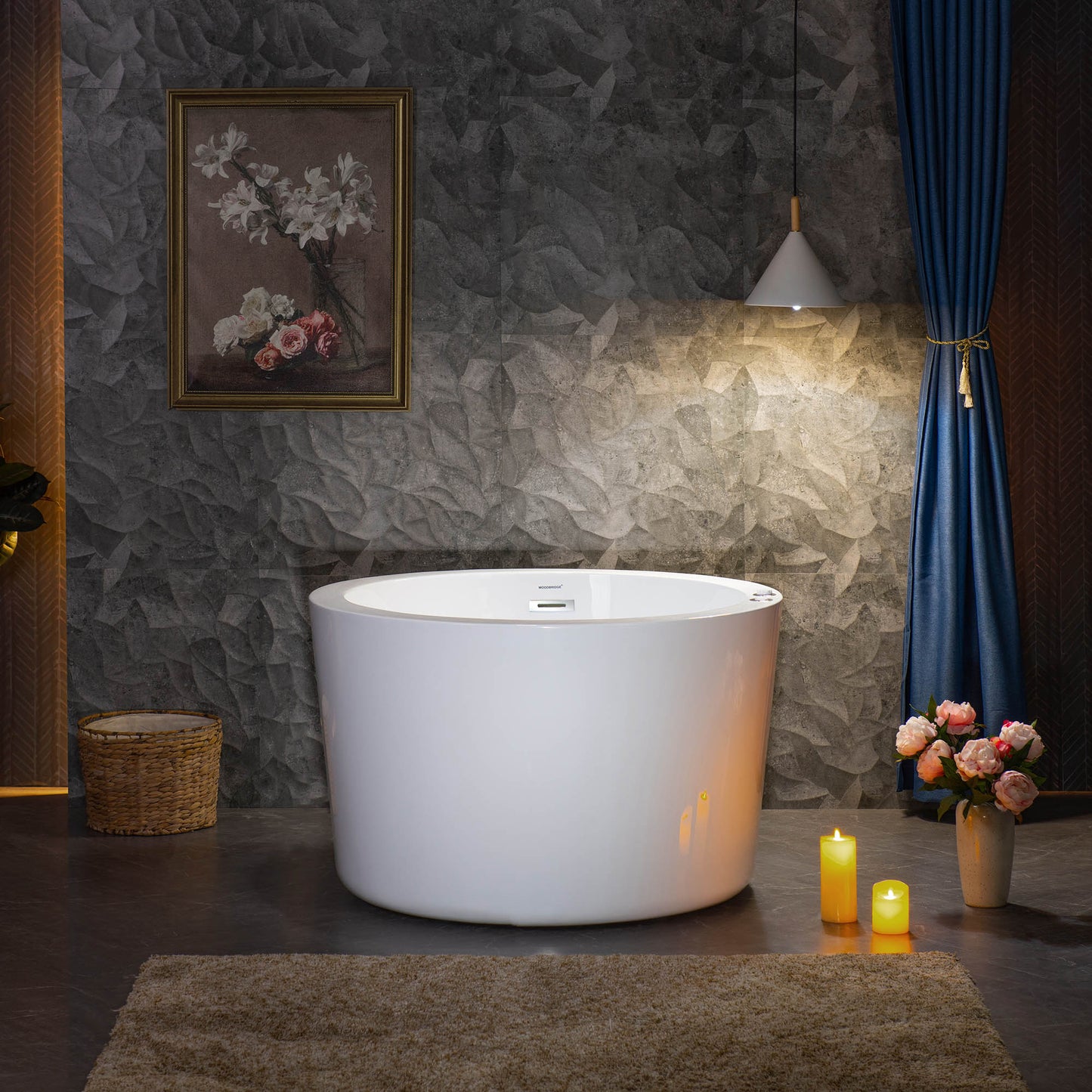 Blase 41" Freestanding Whirlpool Bathtub