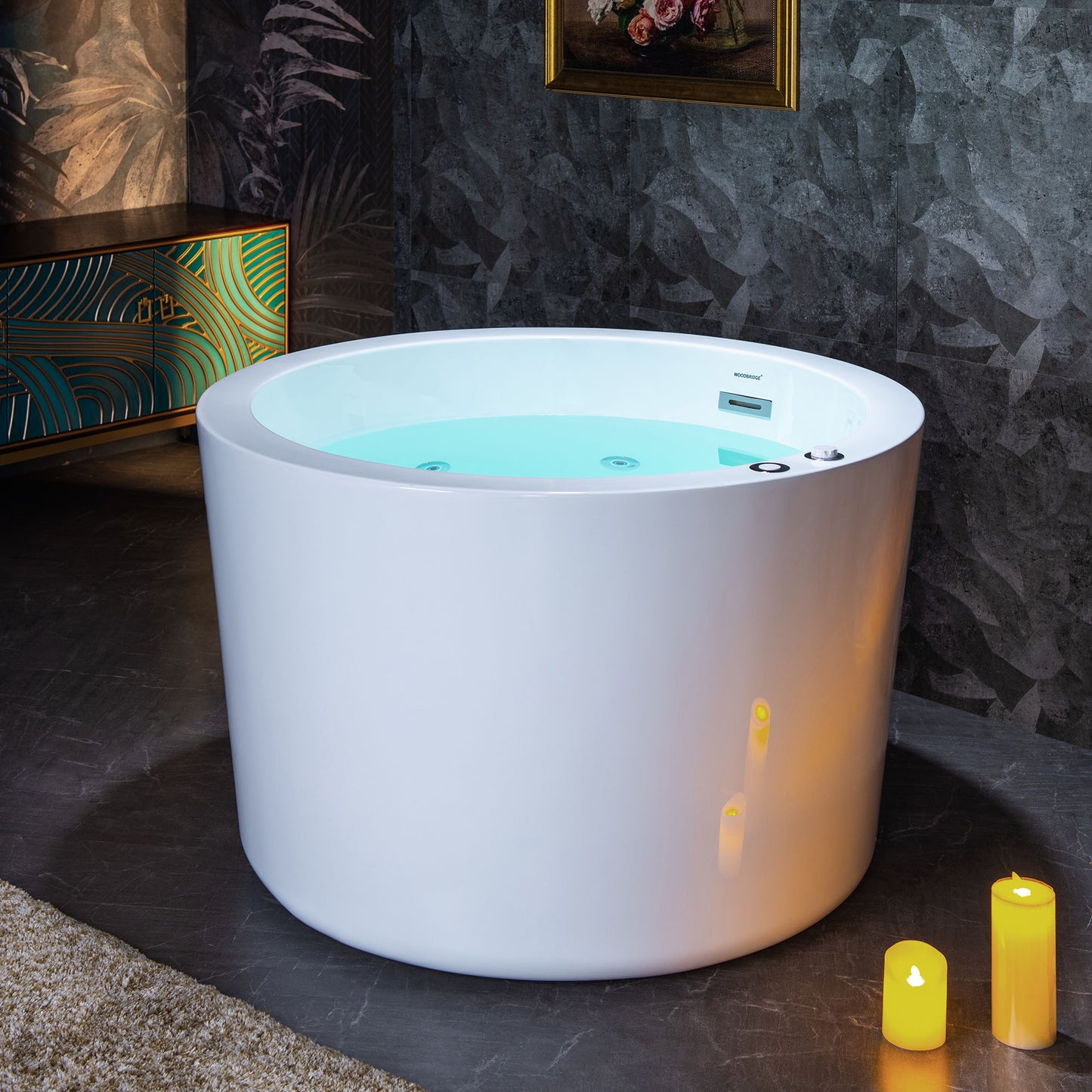 Blase 41" Freestanding Whirlpool Bathtub