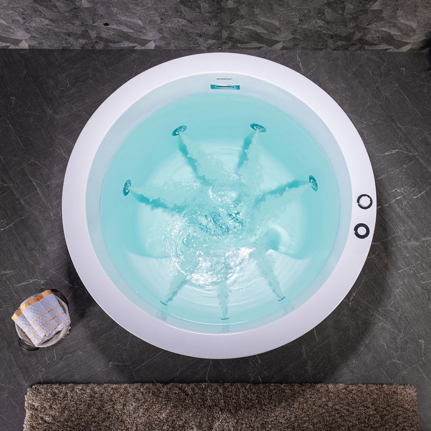 Blase 41" Freestanding Whirlpool Bathtub