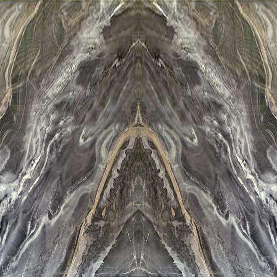 Bardigilo Gray Bookmatch PVC Shower / Interior Decorative Wall Panel