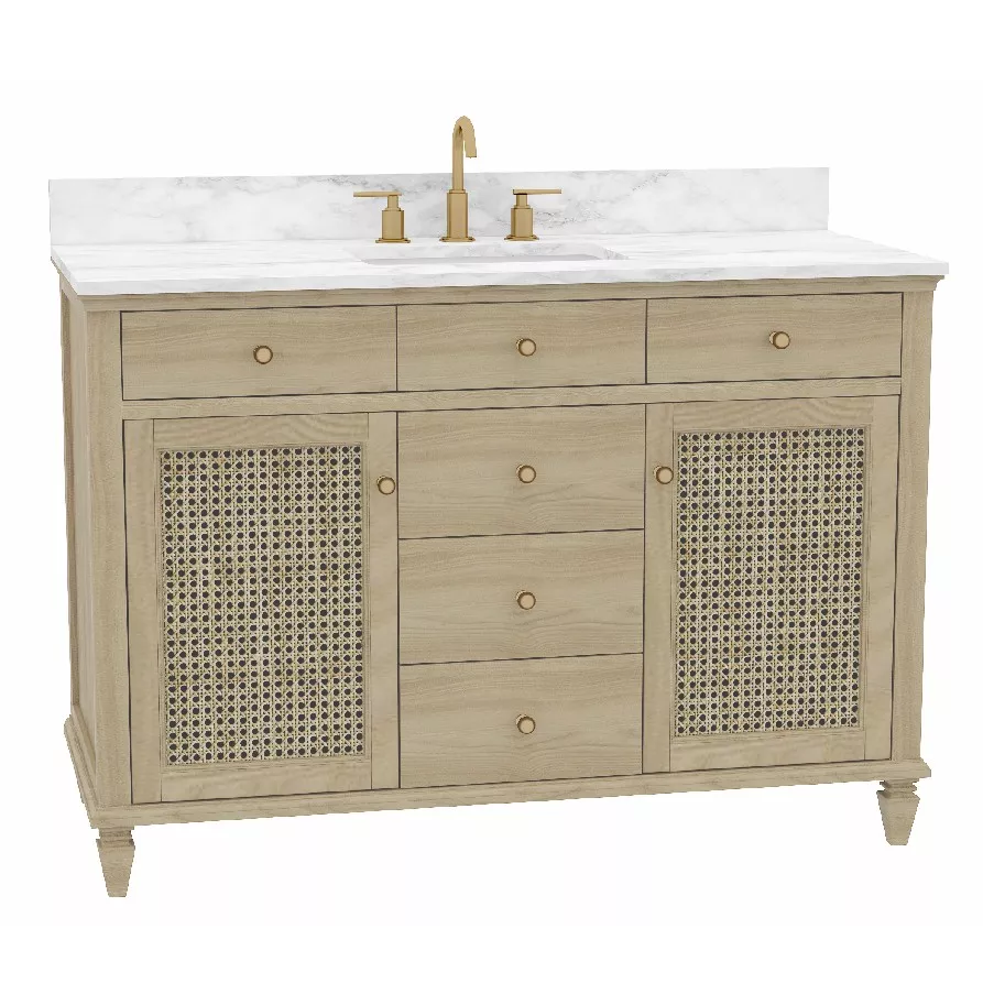 Arborweave 48 Bathroom vanity with quartz top | KBH Home