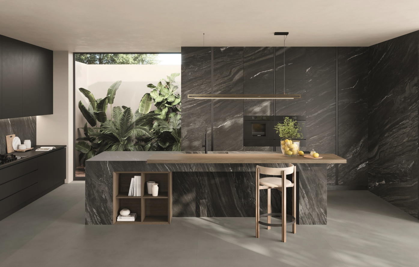 Atlas Plan PorcelainTop™ Black Tempest Italian Porcelain Slab