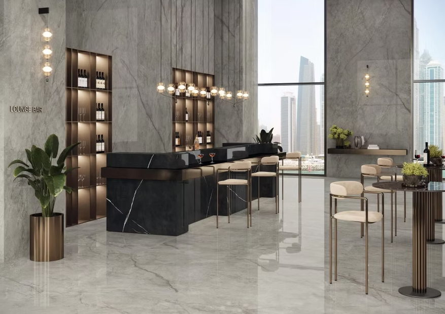 Atlas Concorde HybridSlab™ Black Origin Rectified Porcelain Slab