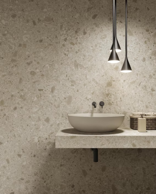 Atlas Concorde HybridSlab™ Boost Mix Ivory Rectified Porcelain Slab
