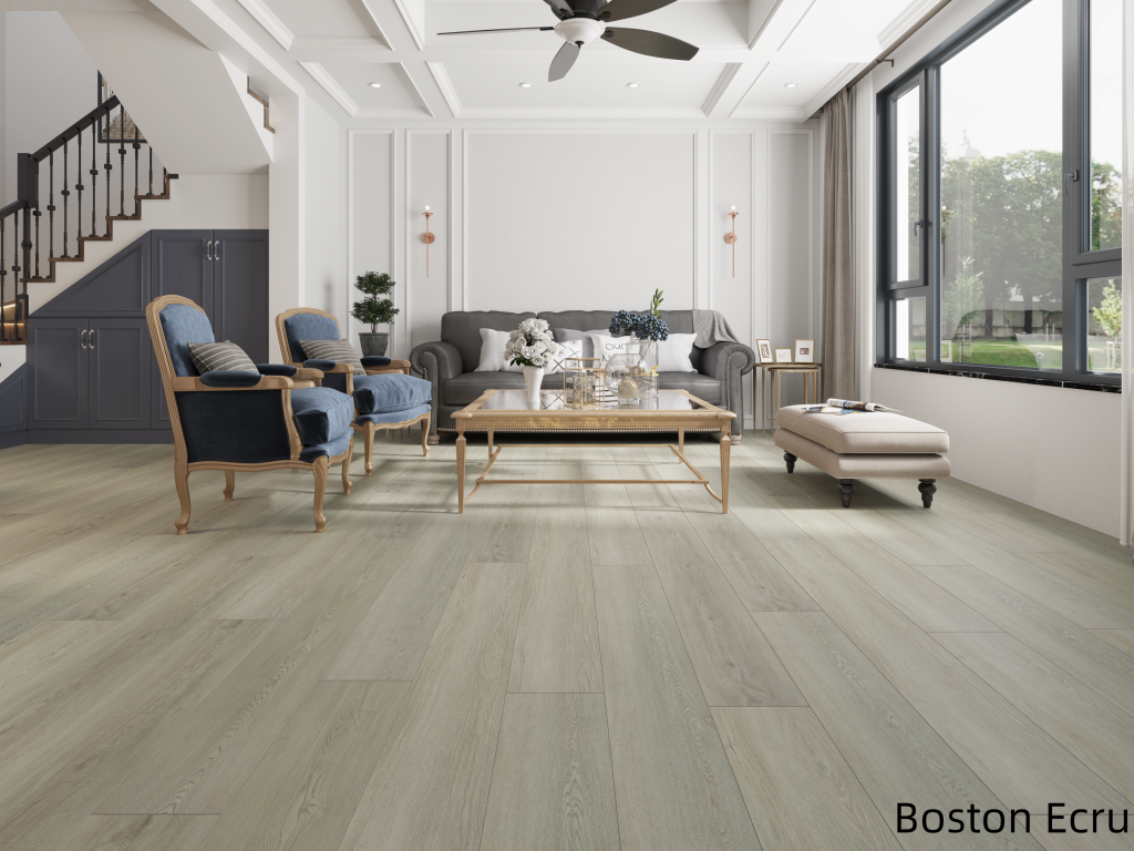Boston Ecru Waterproof SPC Flooring